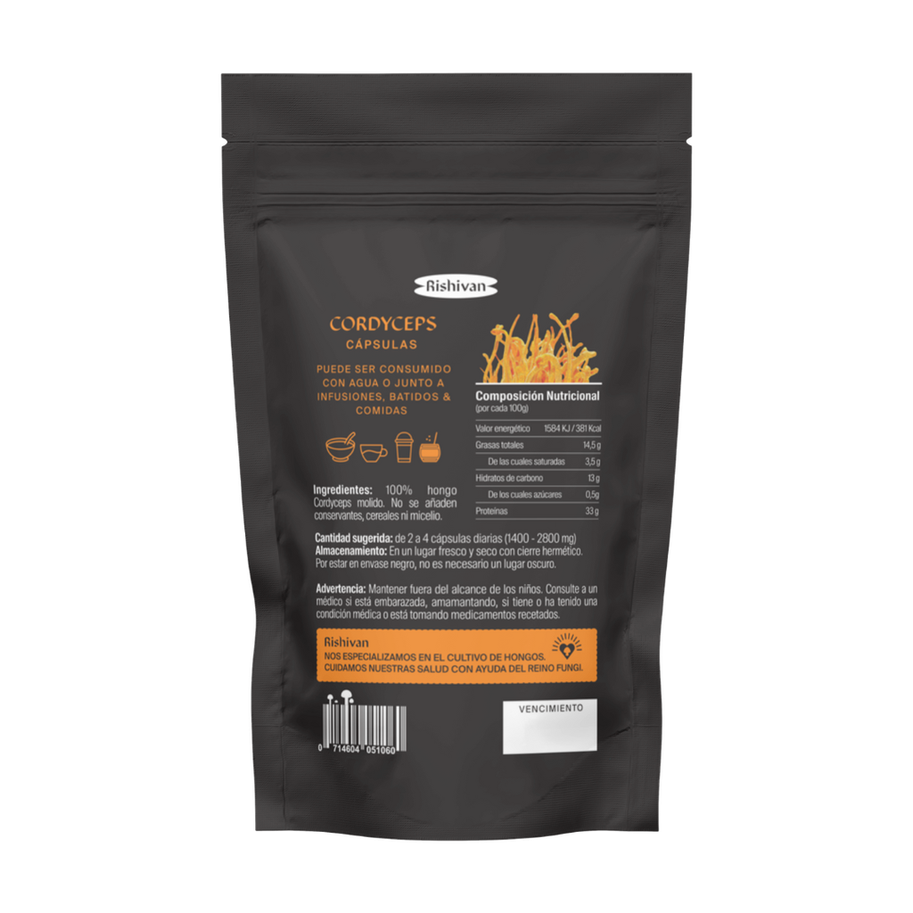 CORDYCEPS EN CÁPSULAS