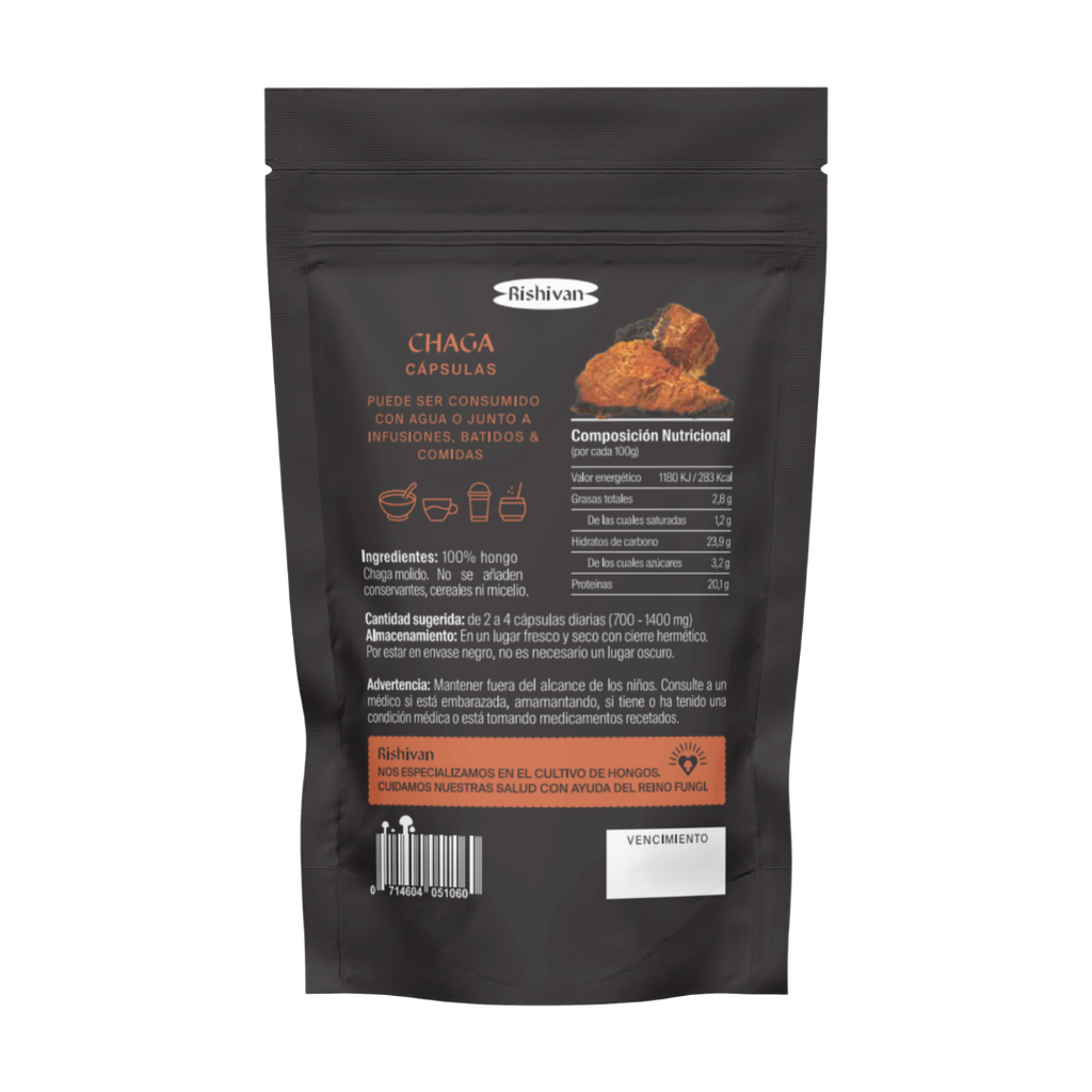 CHAGA - 60 CÁPSULAS