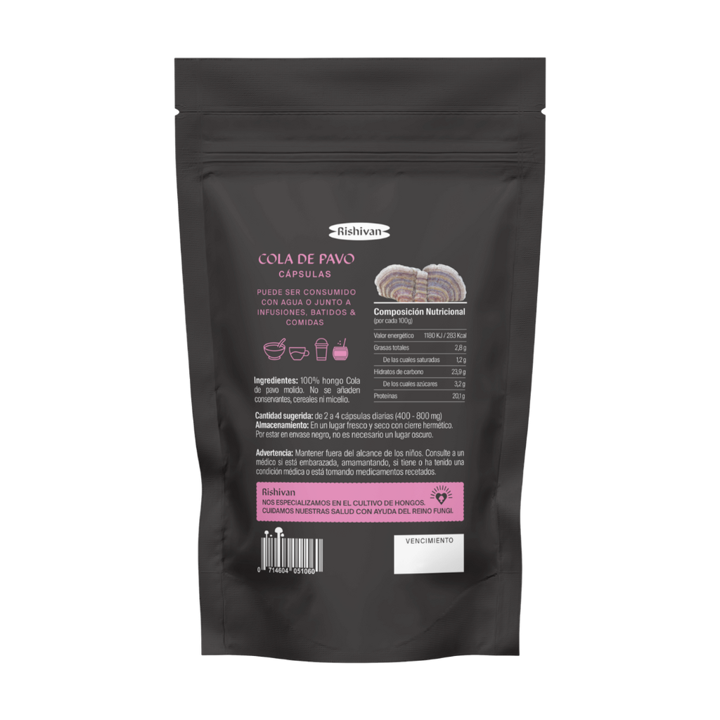 COLA DE PAVO EN CÁPSULAS