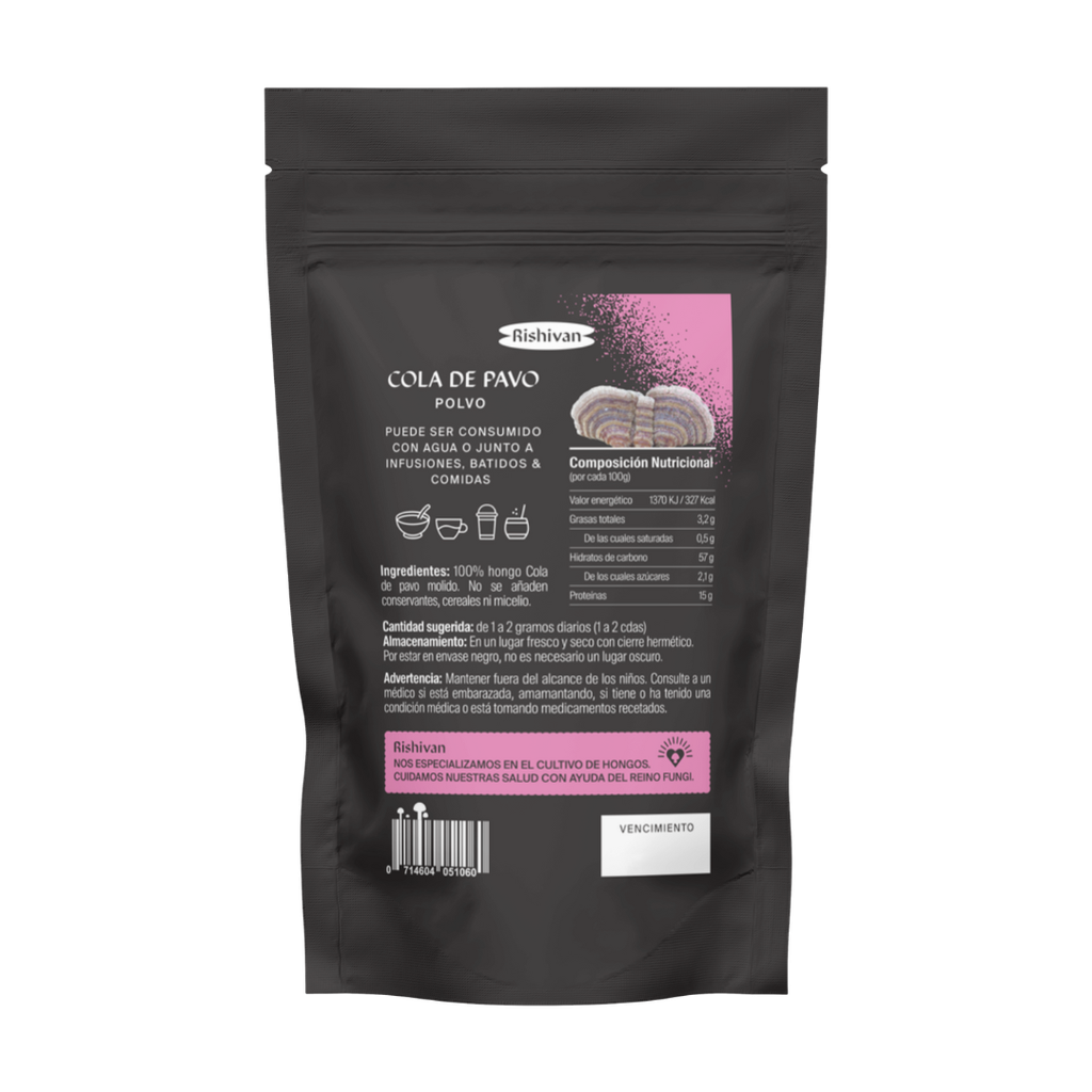 COLA DE PAVO MOLIDO - 30 GRAMOS