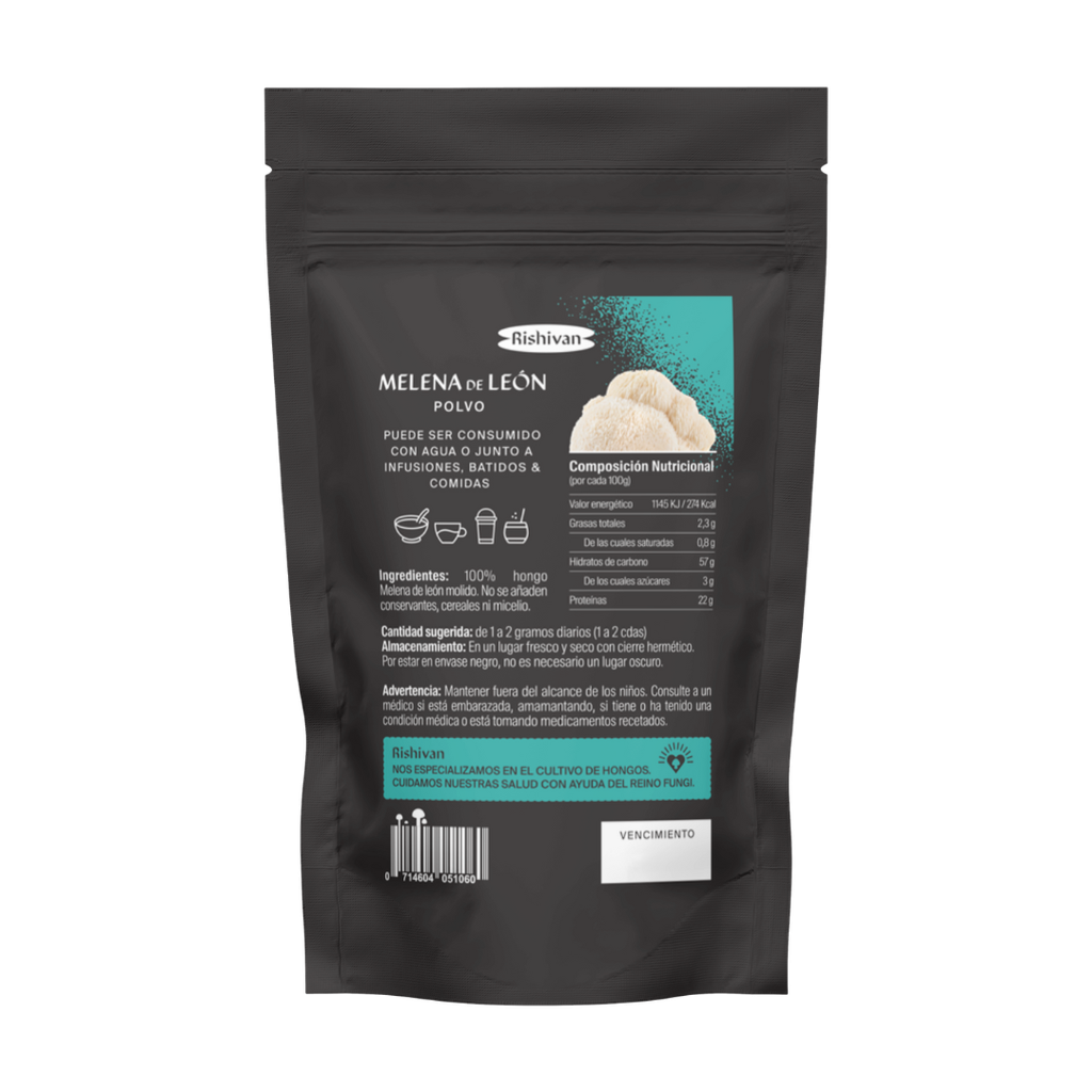 MELENA DE LEON MOLIDO - 60 GRAMOS
